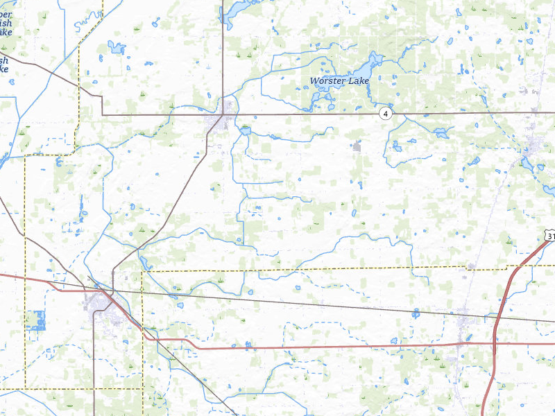 Radar-estimated hail-size map of the storm over Walkerton, IN on Jul 3, 2026