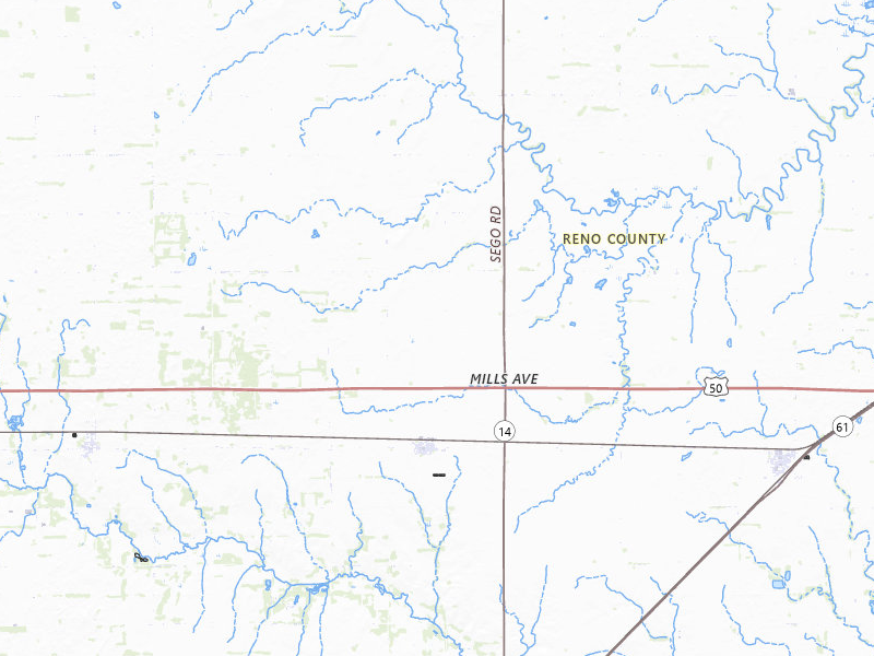 NEXRAD radar-signature map of the hail storm over Abbyville, KS on Jul 9, 2026
