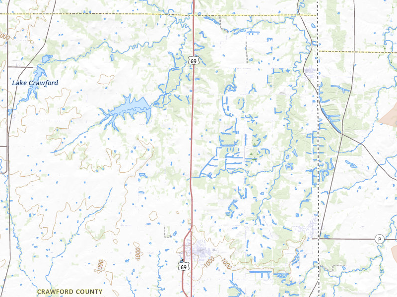 Radar-estimated hail-size map of the storm over Arma, KS on Apr 28, 2026