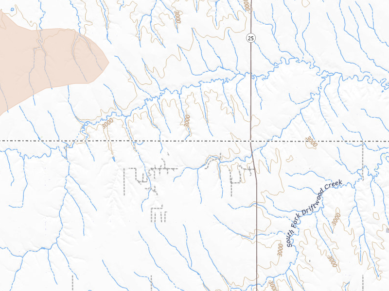 Radar-estimated hail-size map of the storm over Atwood, KS on Jul 27, 2026