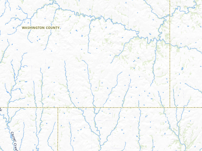 Radar-estimated hail-size map of the storm over Barnes, KS on Jul 3, 2026