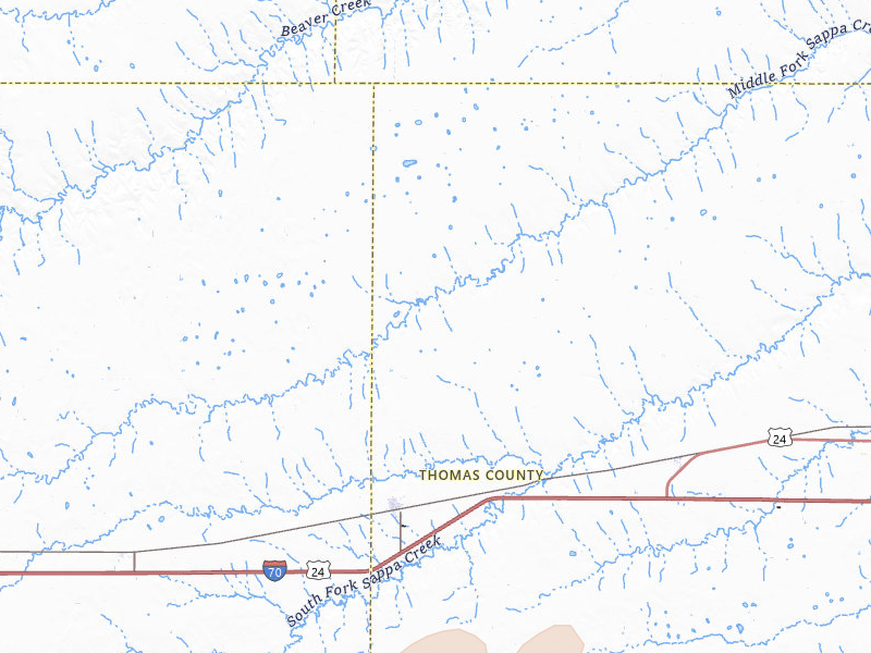Radar-estimated hail-size map of the storm over Brewster, KS on May 17, 2026