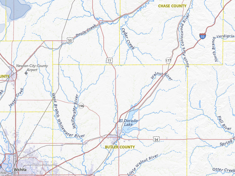 NEXRAD radar-signature map of the hail storm over Burns, KS on May 18, 2026