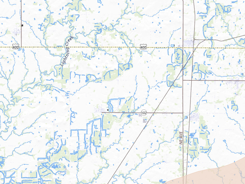 Radar-estimated hail-size map of the storm over Cherokee, KS on Apr 28, 2026