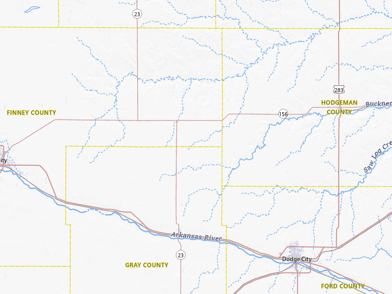 NEXRAD radar-signature map of the hail storm over Cimarron, KS on Jun 25, 2026