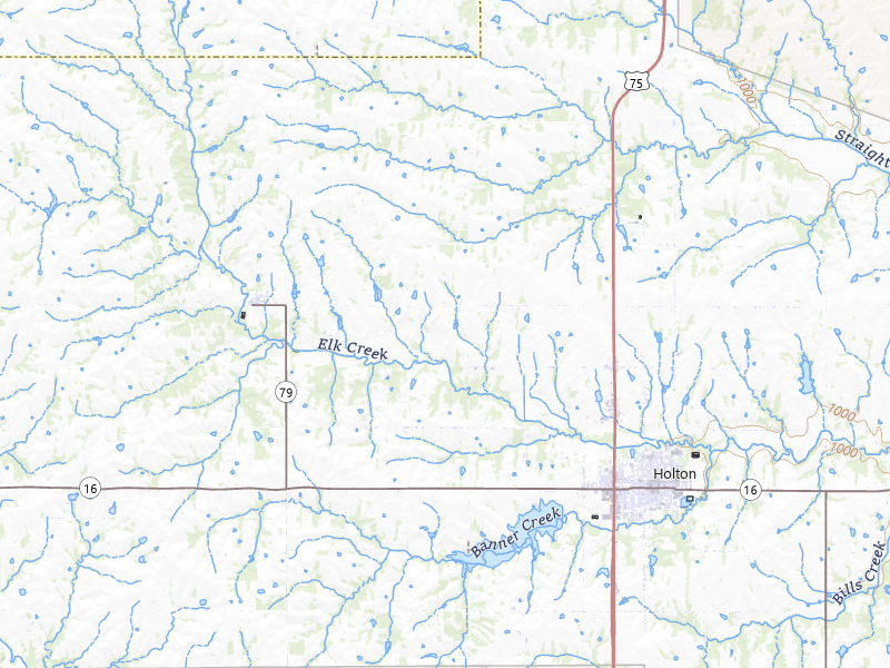 Radar-estimated hail-size map of the storm over Circleville, KS on Apr 26, 2026