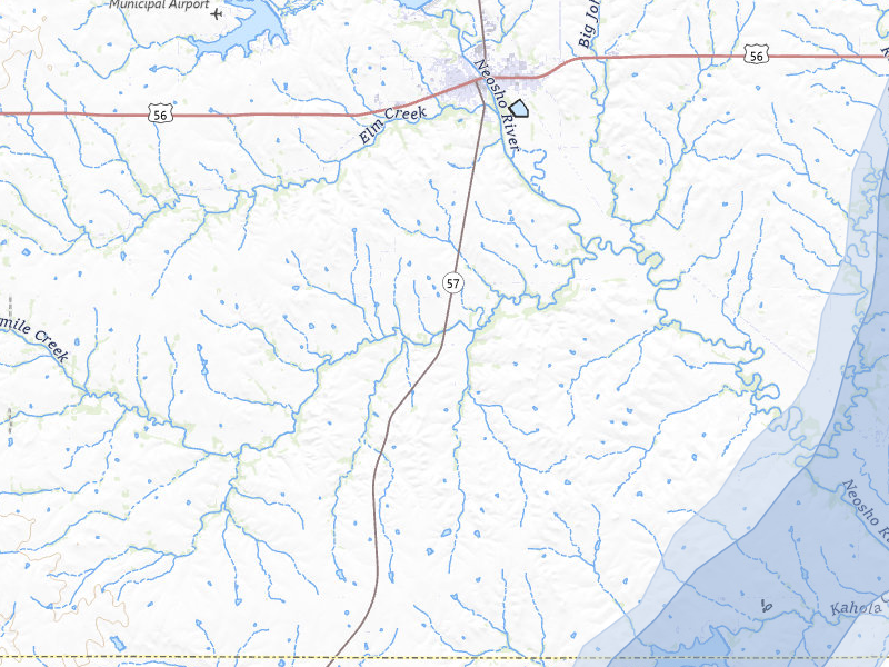 NEXRAD radar-signature map of the hail storm over Council Grove, KS on May 30, 2026
