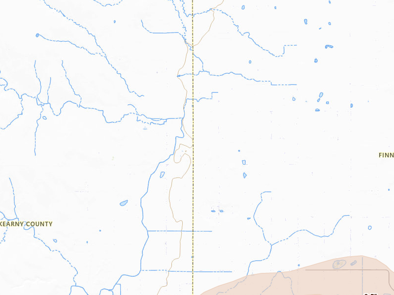 Radar-estimated hail-size map of the storm over Deerfield, KS on Jul 2, 2026
