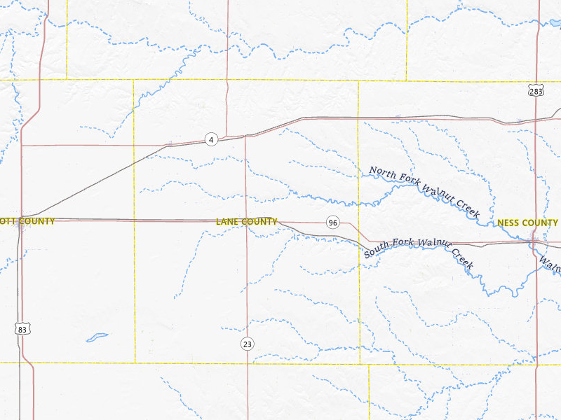 NEXRAD radar-signature map of the hail storm over Dighton, KS on Jun 25, 2026