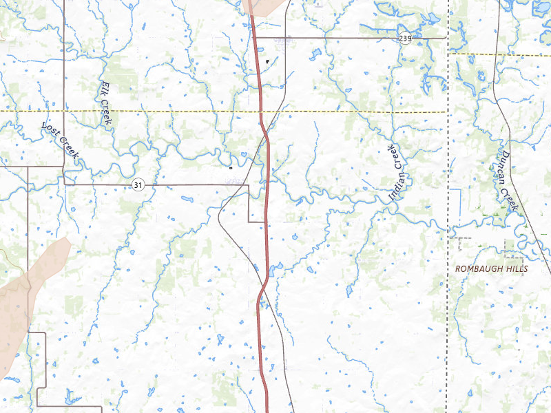 Radar-estimated hail-size map of the storm over Fort Scott, KS on Mar 6, 2026