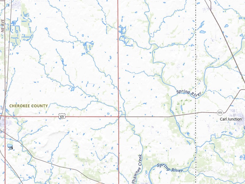 Radar-estimated hail-size map of the storm over Galena, KS on Jul 29, 2026