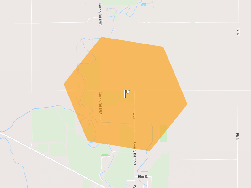 Hail map of Gaylord, KS on Jul 2, 2026, hail up to 1"