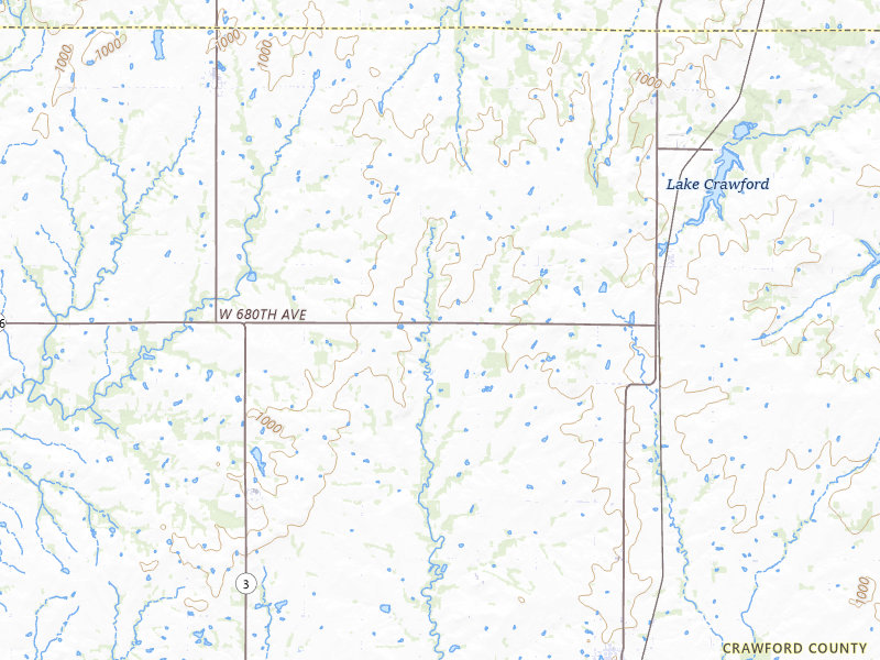 Radar-estimated hail-size map of the storm over Girard, KS on Mar 10, 2026