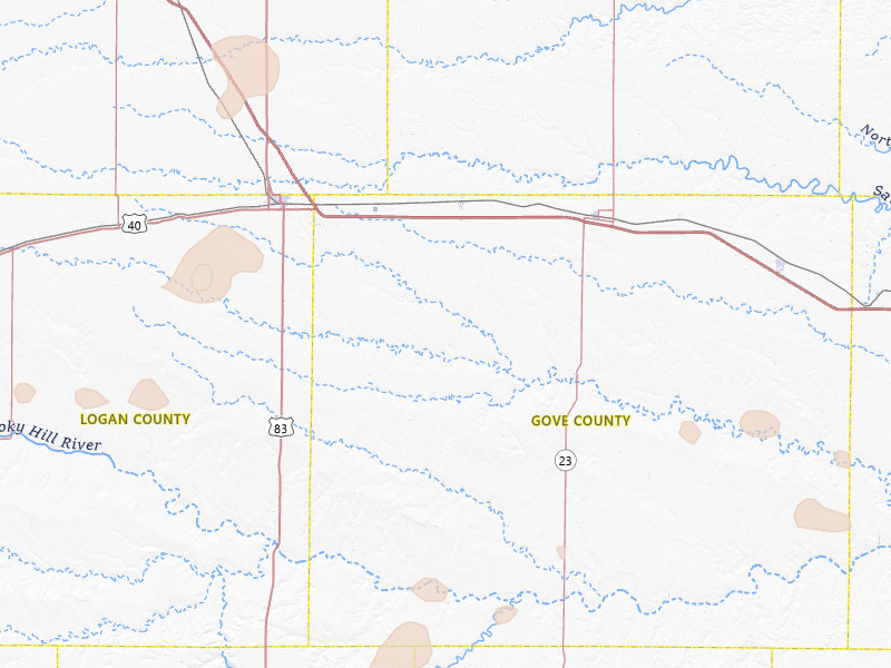 Radar-estimated hail-size map of the storm over Grinnell, KS on Jul 9, 2026