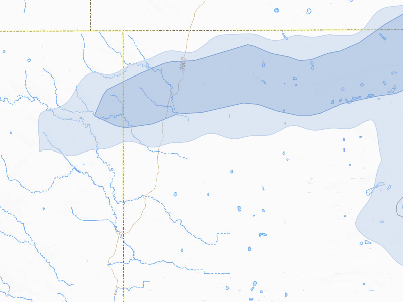 NEXRAD radar-signature map of the hail storm over Holcomb, KS on Jun 1, 2026