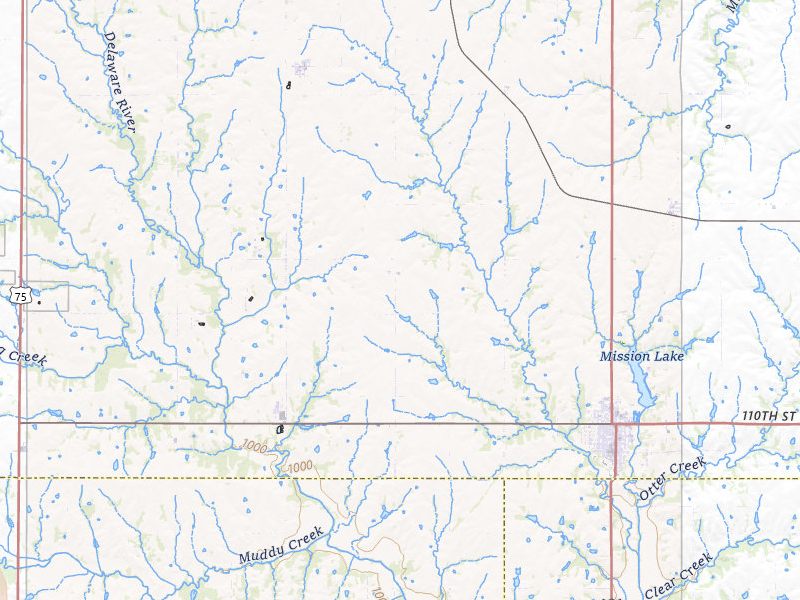 Radar-estimated hail-size map of the storm over Horton, KS on May 17, 2026
