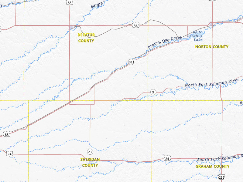 Radar-estimated hail-size map of the storm over Jennings, KS on Apr 26, 2026