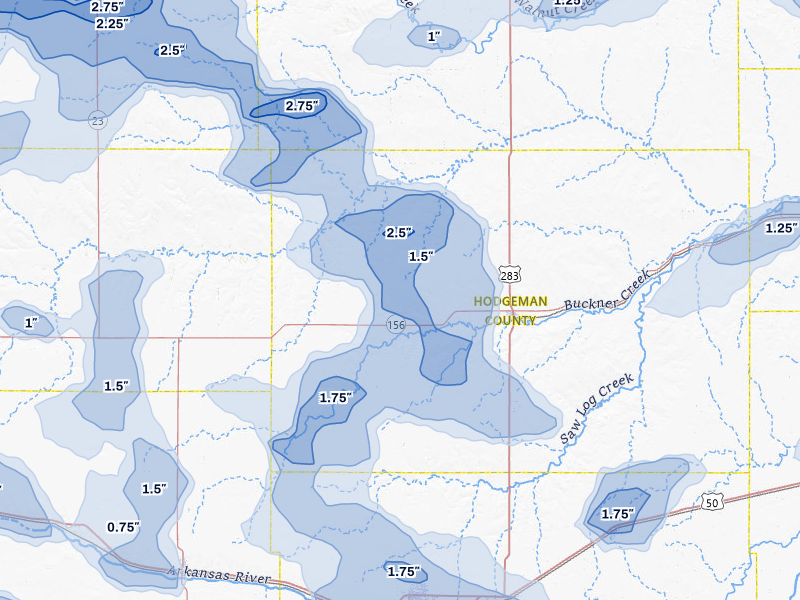 NEXRAD radar-signature map of the hail storm over Jetmore, KS on Jun 1, 2026