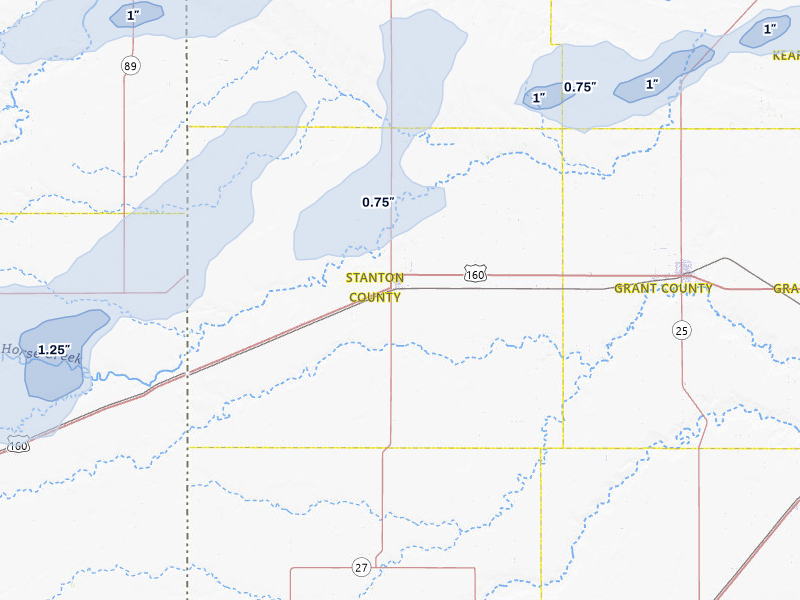 NEXRAD radar-signature map of the hail storm over Johnson, KS on Jun 26, 2026