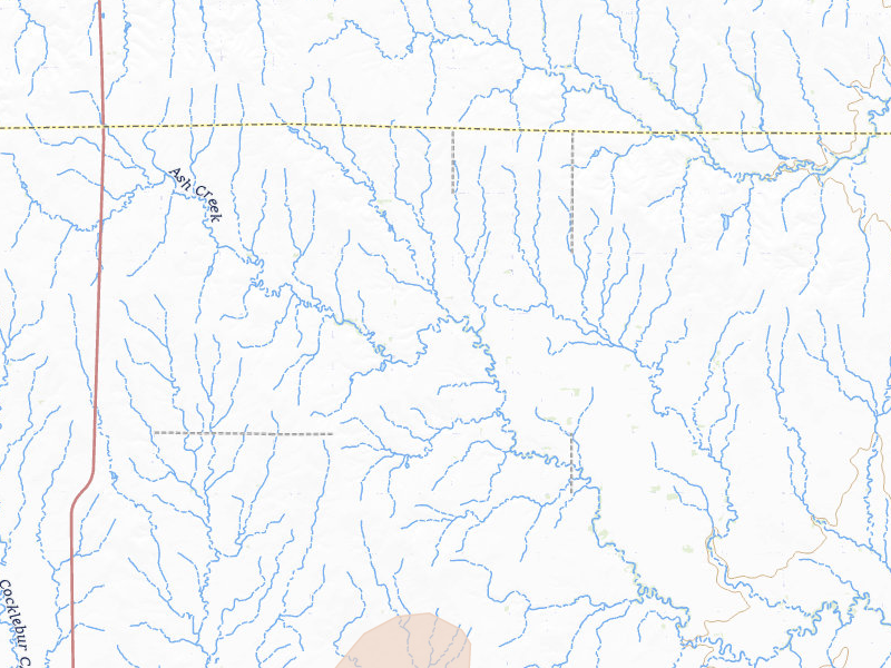 Radar-estimated hail-size map of the storm over Larned, KS on Jun 20, 2026