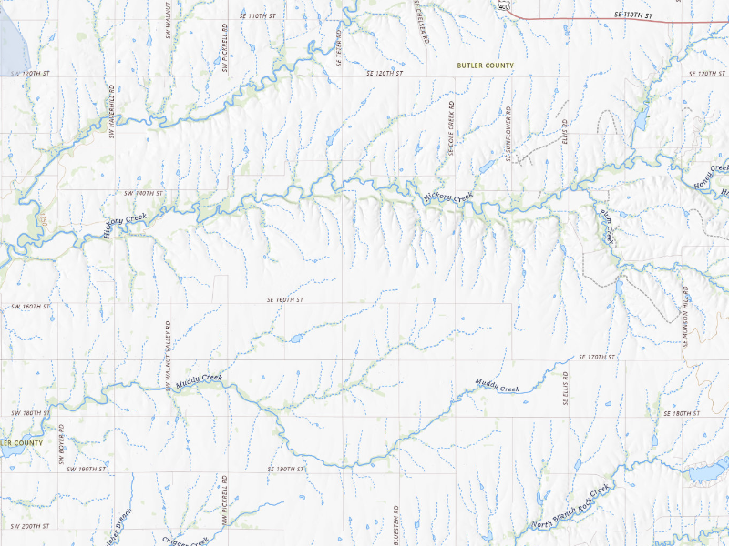 NEXRAD radar-signature map of the hail storm over Leon, KS on Aug 7, 2026