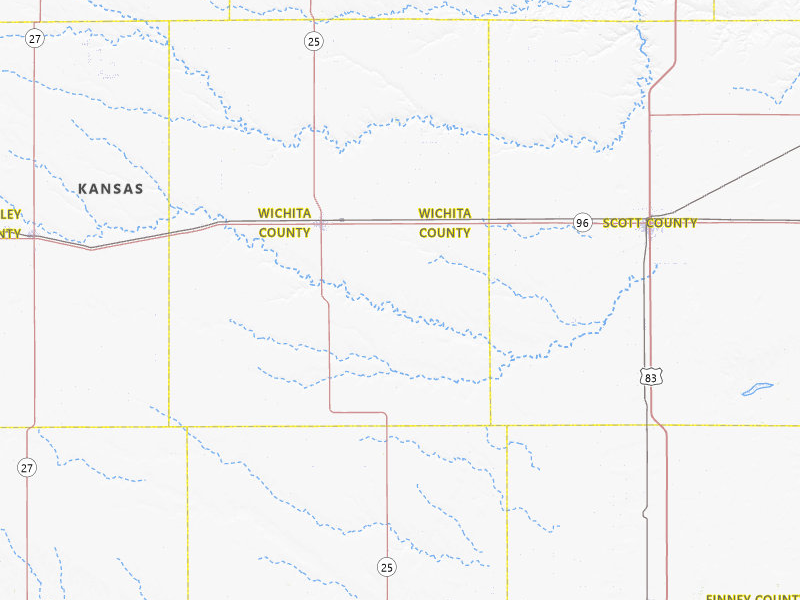 Radar-estimated hail-size map of the storm over Leoti, KS on Apr 9, 2026