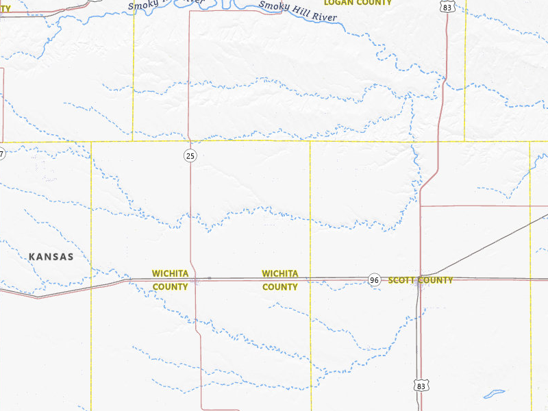 Radar-estimated hail-size map of the storm over Marienthal, KS on Apr 26, 2026
