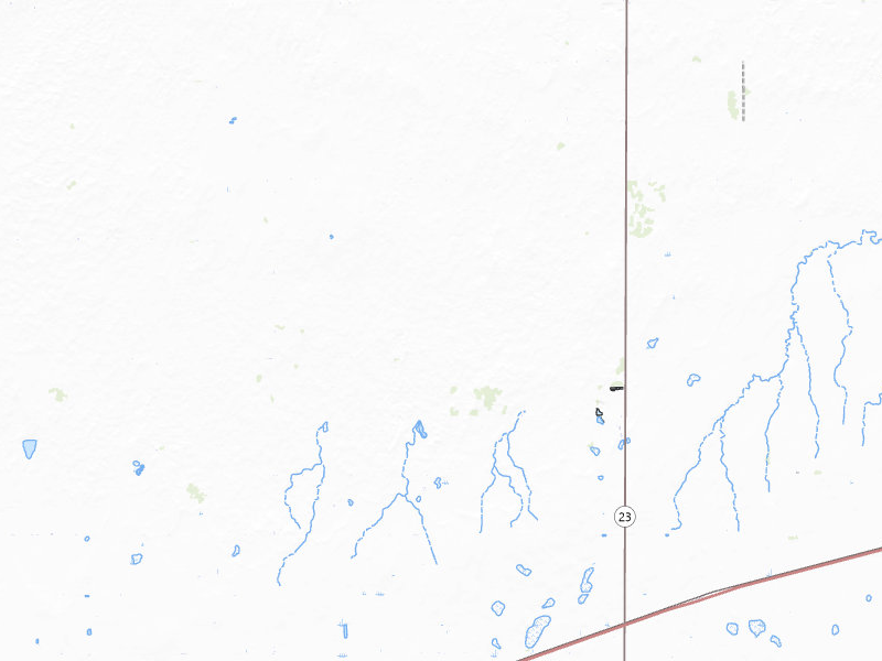 NEXRAD radar-signature map of the hail over Montezuma, KS