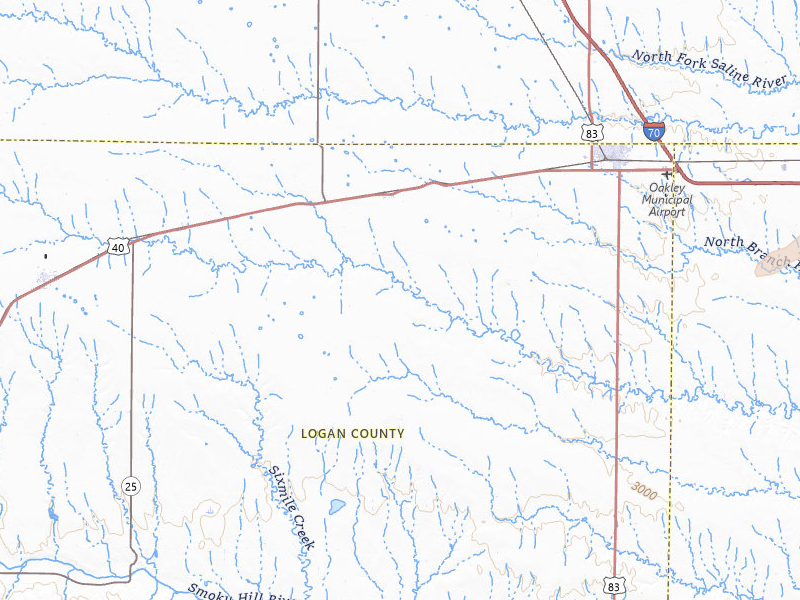 Radar-estimated hail-size map of the storm over Monument, KS on Apr 26, 2026