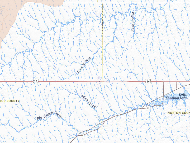 Radar-estimated hail-size map of the storm over Norcatur, KS on May 29, 2026