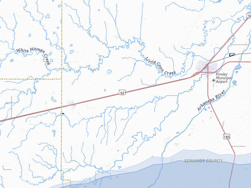 NEXRAD radar-signature map of the hail storm over Offerle, KS on Apr 9, 2026