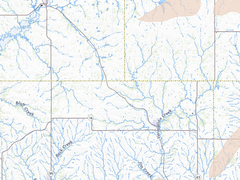 Radar-estimated hail-size map of the storm over Onaga, KS on Jun 4, 2026
