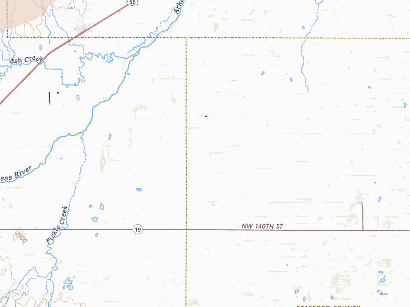 Radar-estimated hail-size map of the storm over Pawnee Rock, KS on May 30, 2026