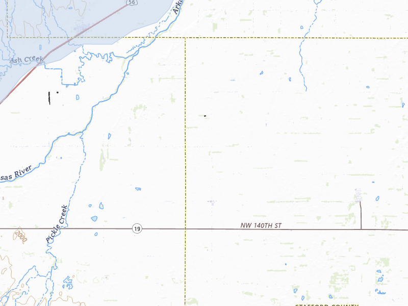 NEXRAD radar-signature map of the hail storm over Pawnee Rock, KS on May 30, 2026