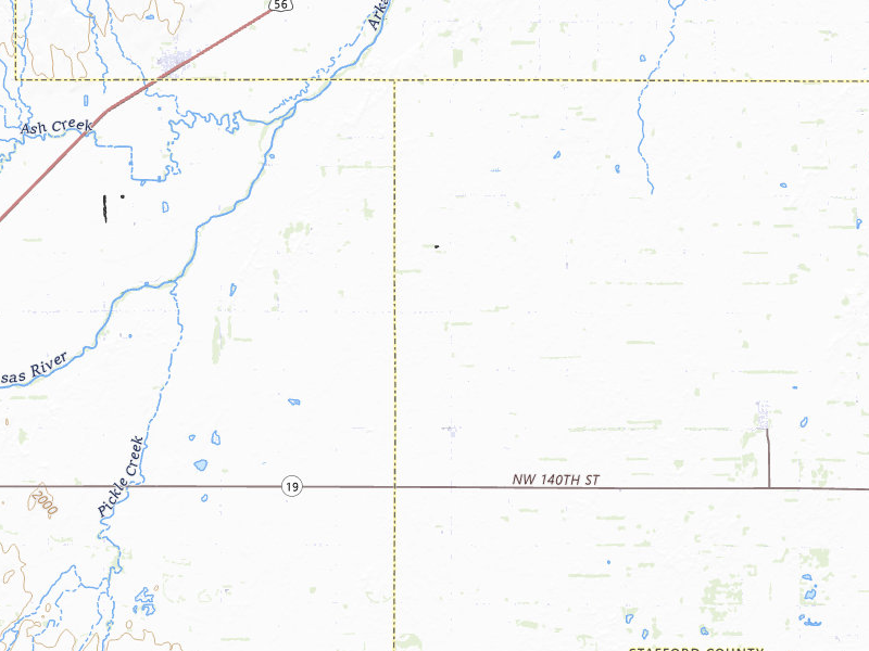 Radar-estimated hail-size map of the storm over Pawnee Rock, KS on Jul 30, 2026