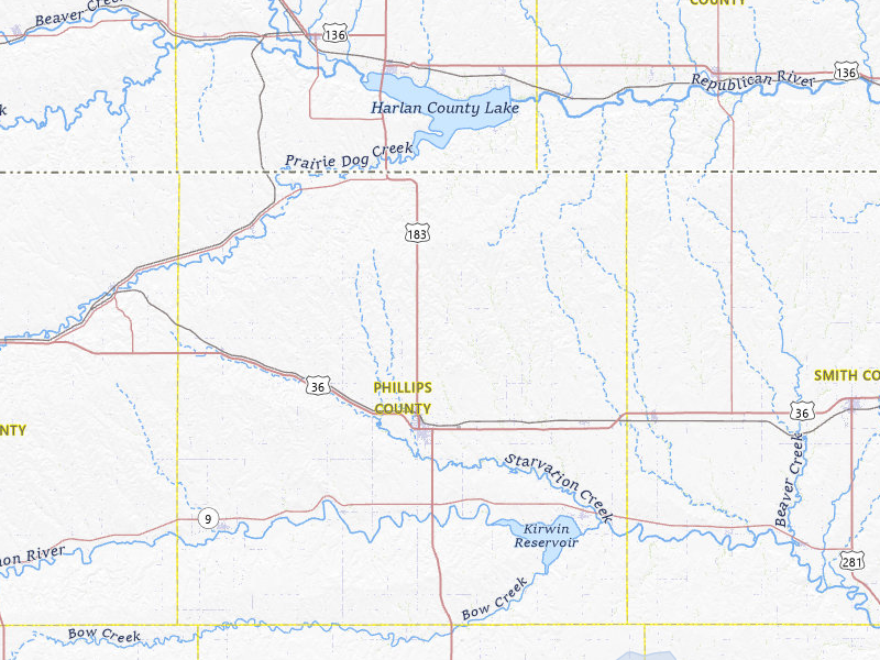 NEXRAD radar-signature map of the hail storm over Phillipsburg, KS on Jun 8, 2026