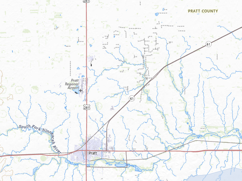 NEXRAD radar-signature map of the hail storm over Pratt, KS on Aug 15, 2026