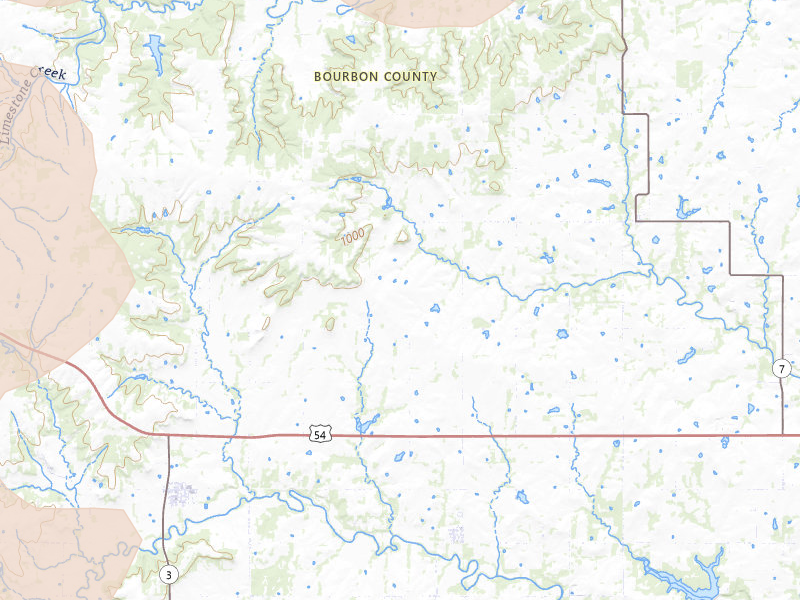 Radar-estimated hail-size map of the storm over Redfield, KS on May 31, 2026