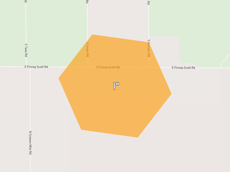 Hail map of Scott City, KS on Jun 2, 2026, hail up to 1"