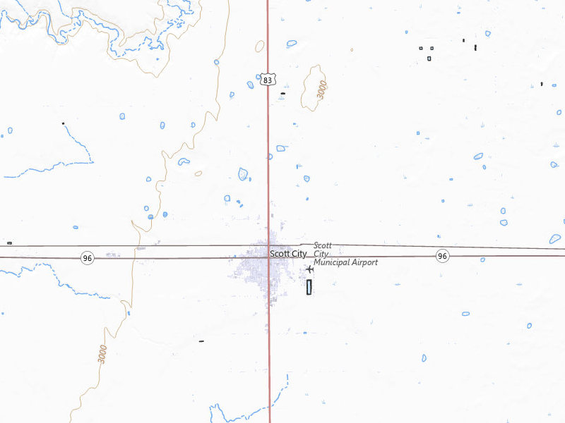 NEXRAD radar-signature map of the hail storm over Scott City, KS on Aug 19, 2026