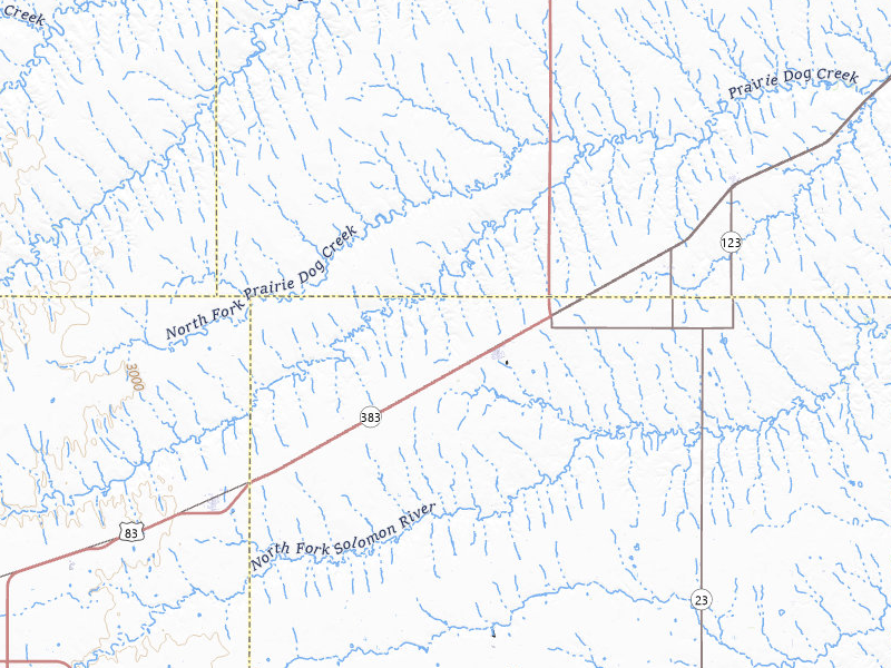 Radar-estimated hail-size map of the storm over Selden, KS on Jul 9, 2026