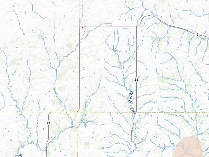 Radar-estimated hail-size map of the storm over Soldier, KS on May 30, 2026