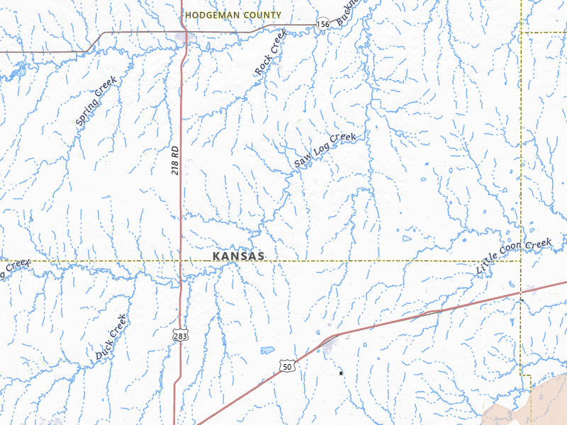 Radar-estimated hail-size map of the storm over Spearville, KS on Apr 9, 2026