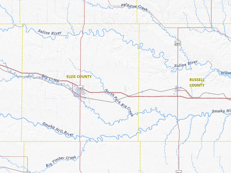 NEXRAD radar-signature map of the hail storm over Victoria, KS on Apr 8, 2026