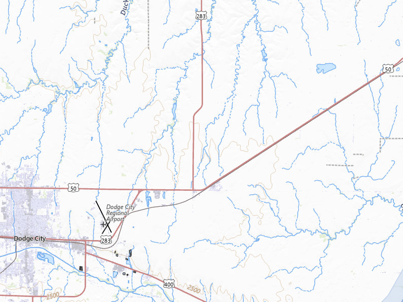 NEXRAD radar-signature map of the hail storm over Wright, KS on May 18, 2026