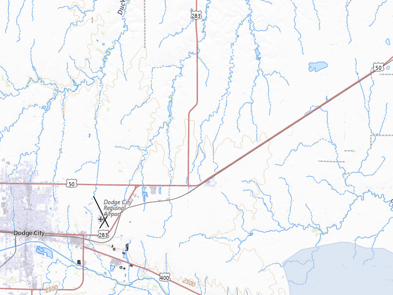 NEXRAD radar-signature map of the hail storm over Wright, KS on Jul 23, 2026
