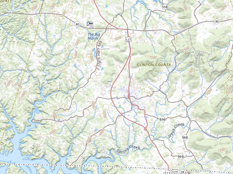 NEXRAD radar-signature map of the hail storm over Albany, KY on Aug 5, 2026