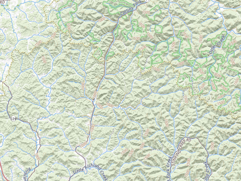 Radar-estimated hail-size map of the storm over Barbourville, KY on Jul 21, 2026
