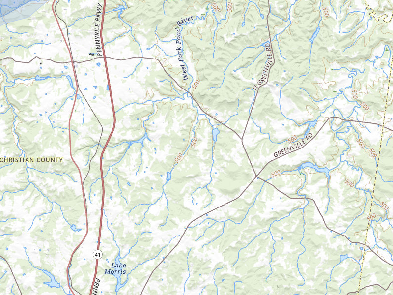 NEXRAD radar-signature map of the hail storm over Crofton, KY on Jul 4, 2026