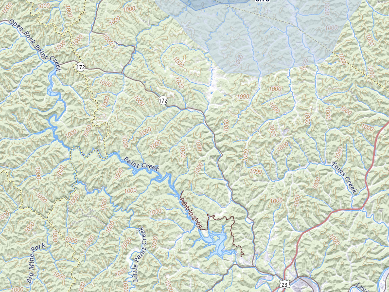 NEXRAD radar-signature map of the hail storm over Flatgap, KY on Jun 26, 2026